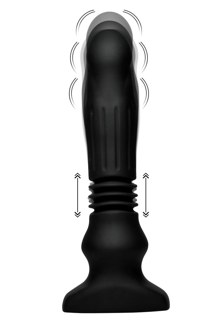 Thunder Plugs Silicone Swelling & Thrusting Plug with Remote Control - ANAL PLAY - Romeo Romeo