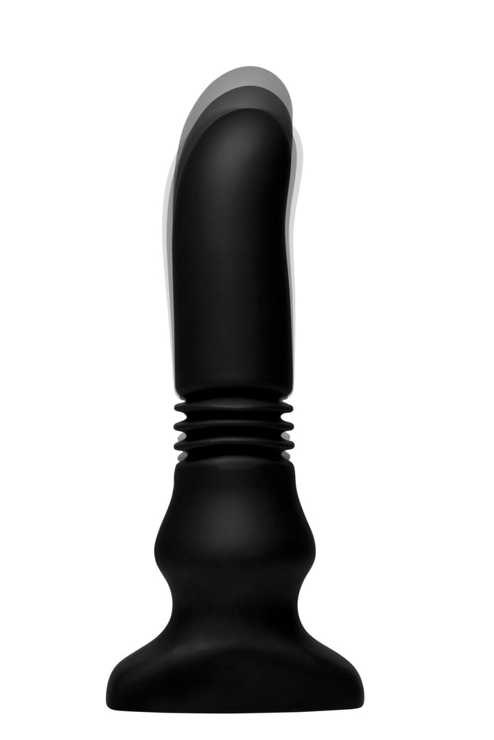 ThunderPlugs Silicone Vibrating & Thrusting Plug with Remote Control - ANAL PLAY - Romeo Romeo