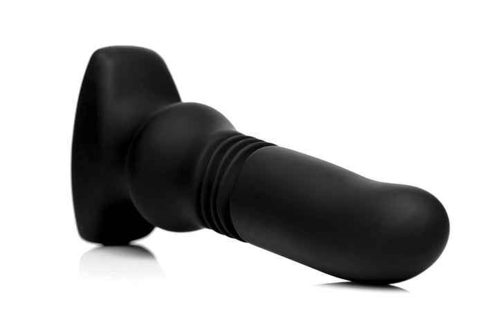 ThunderPlugs Silicone Vibrating & Thrusting Plug with Remote Control - ANAL PLAY - Romeo Romeo