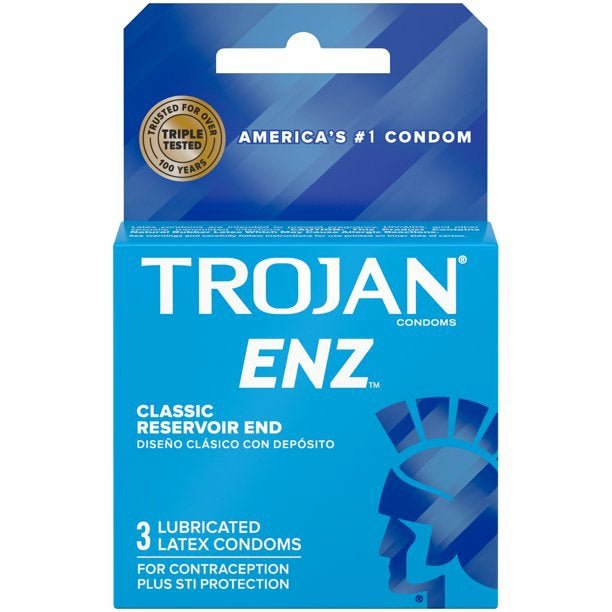 Trojan Enz Lubricated 3Pk - MORE - Romeo Romeo