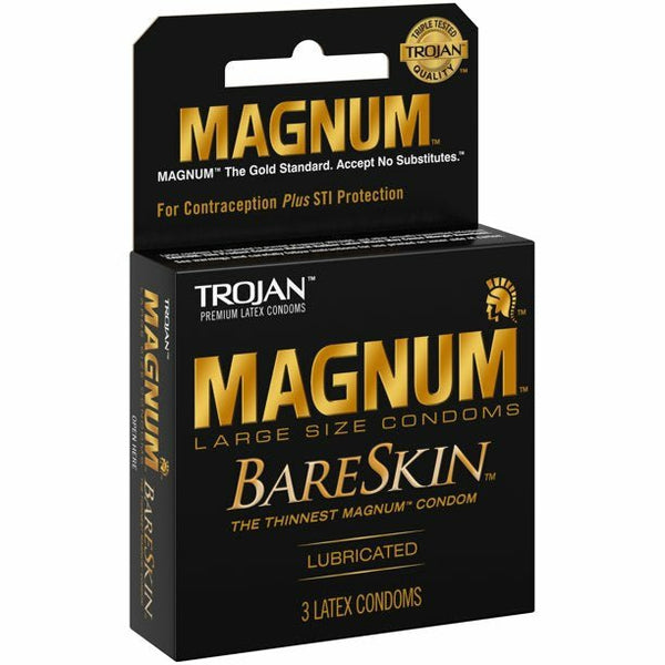 Trojan Magnum Bareskin 3Pk - MORE - Romeo Romeo