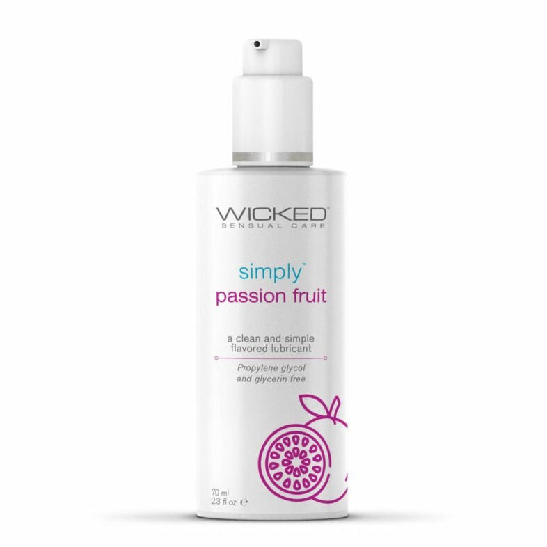 Wicked Sensual Care Simply Flavored Water Based Lubricant - LUBES - Romeo Romeo