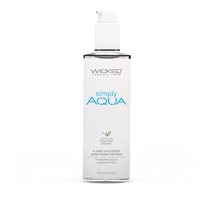 Wicked Simply Aqua 4oz - LUBES - Romeo Romeo