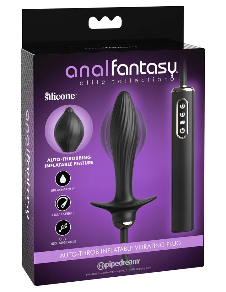 Anal Fantasy Elite Auto - Throb Vibrating Plug - ANAL PLAY - Romeo Romeo