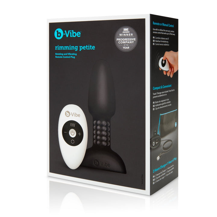 B - Vibe Rimming Plug - ANAL PLAY - Romeo Romeo