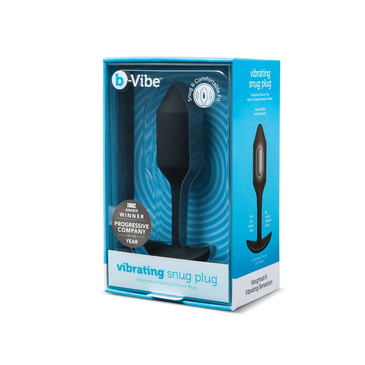 B - Vibe Vibrating Snug Plug 2 Black - ANAL PLAY - Romeo Romeo