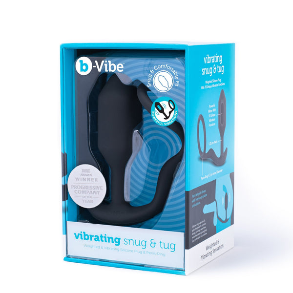 B - Vibe Vibrating Snug & Tug M Black - ANAL PLAY - Romeo Romeo