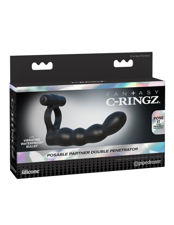 Fantasy C - Ringz Posable Partner Double Penetrator - FOR HIM - Romeo Romeo