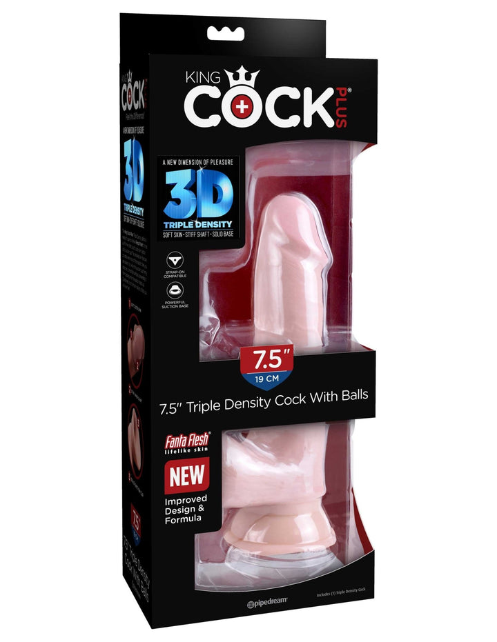 King Cock Plus Triple Density Cock With Balls - DILDOS - Romeo Romeo