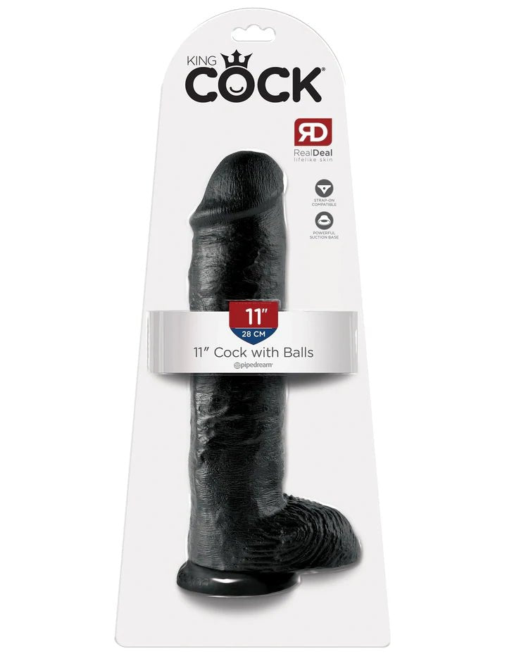 King Cock Realistic Dildo With Balls - DILDOS - Romeo Romeo