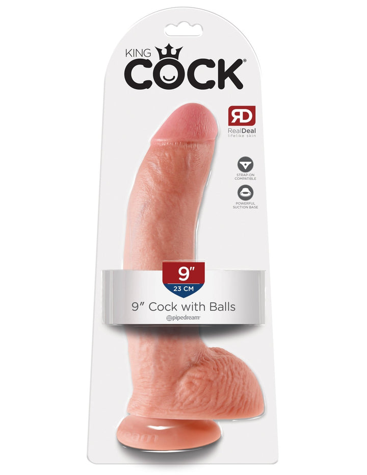 King Cock Realistic Dildo With Balls - DILDOS - Romeo Romeo