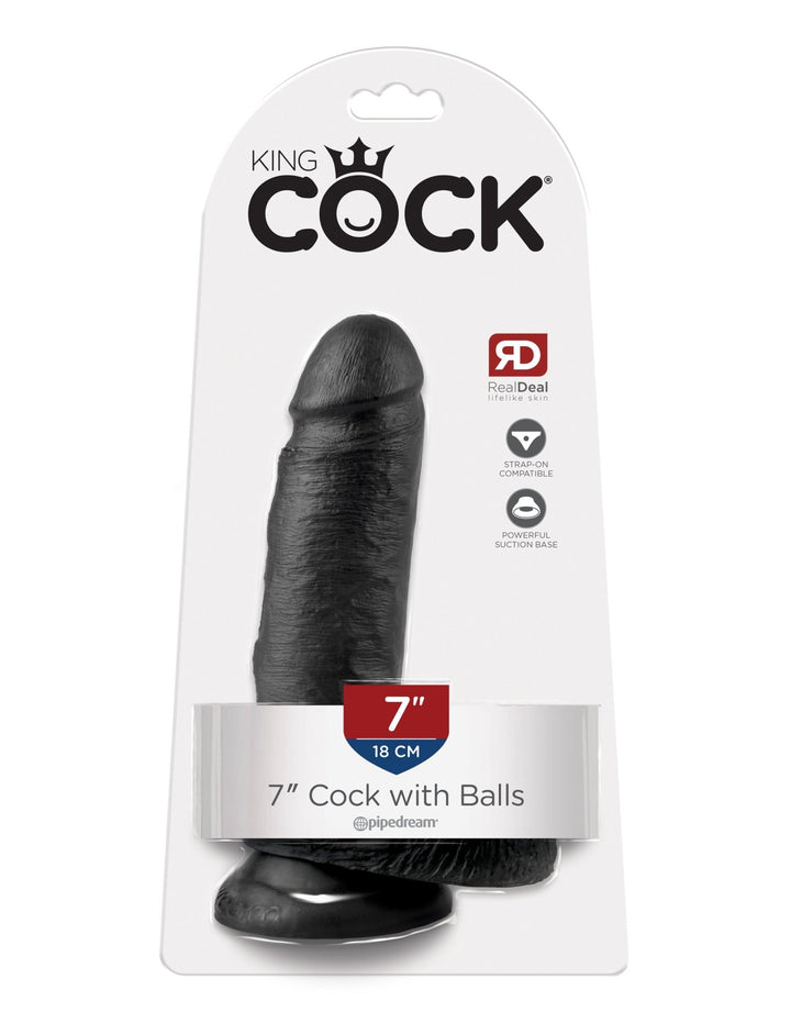 King Cock Realistic Dildo With Balls - DILDOS - Romeo Romeo