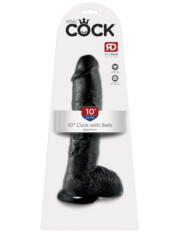 King Cock Realistic Dildo With Balls - DILDOS - Romeo Romeo