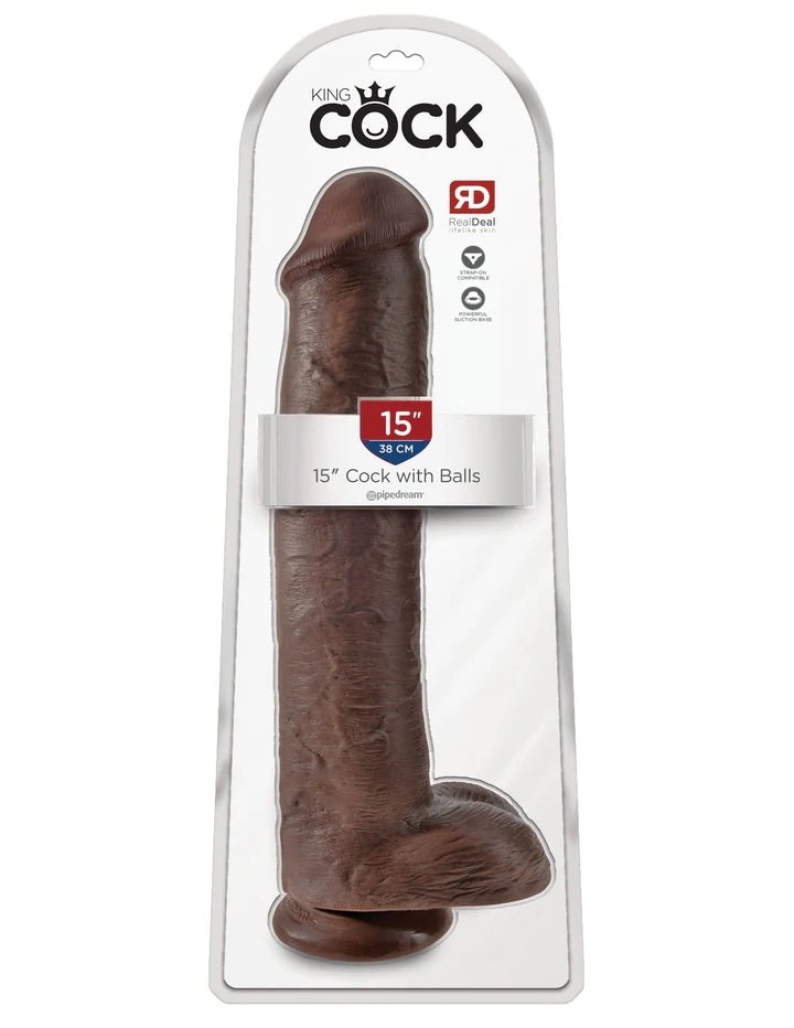 King Cock Realistic Dildo With Balls - DILDOS - Romeo Romeo