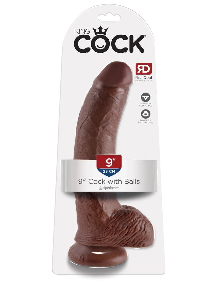 King Cock Realistic Dildo With Balls - DILDOS - Romeo Romeo