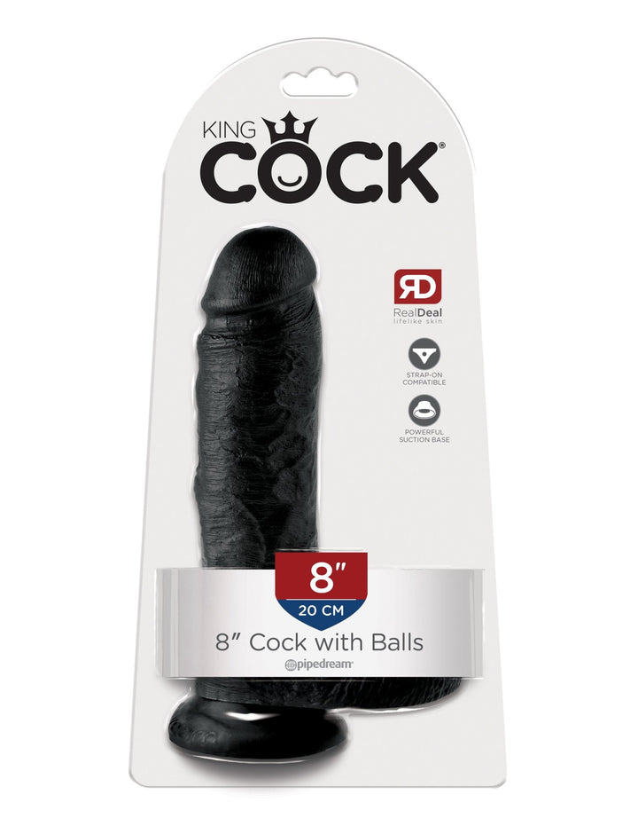 King Cock Realistic Dildo With Balls - DILDOS - Romeo Romeo
