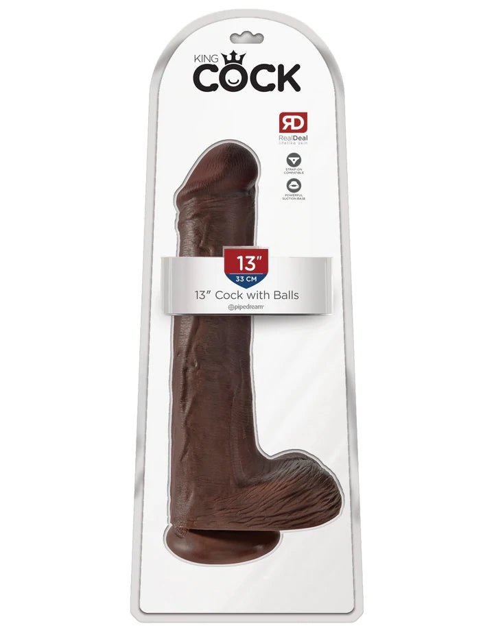 King Cock Realistic Dildo With Balls - DILDOS - Romeo Romeo