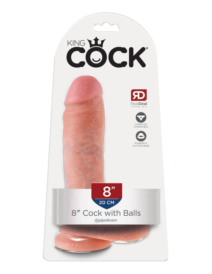 King Cock Realistic Dildo With Balls - DILDOS - Romeo Romeo