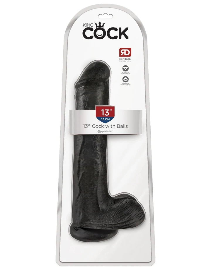 King Cock Realistic Dildo With Balls - DILDOS - Romeo Romeo