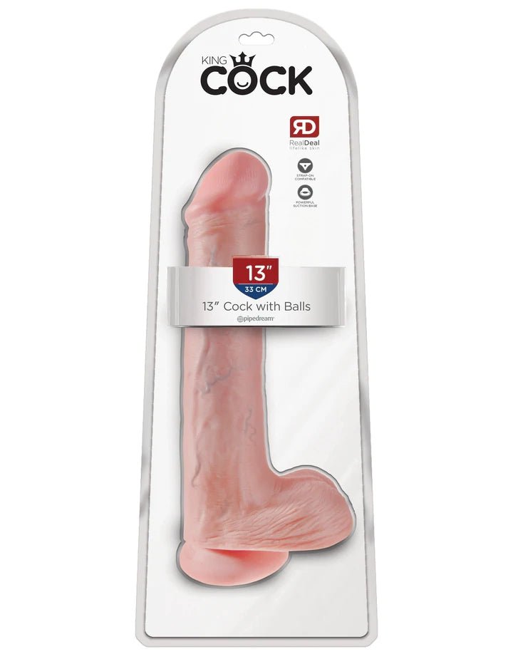 King Cock Realistic Dildo With Balls - DILDOS - Romeo Romeo