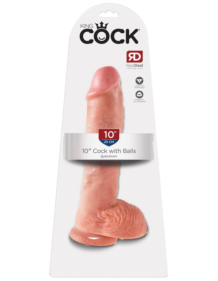 King Cock Realistic Dildo With Balls - DILDOS - Romeo Romeo