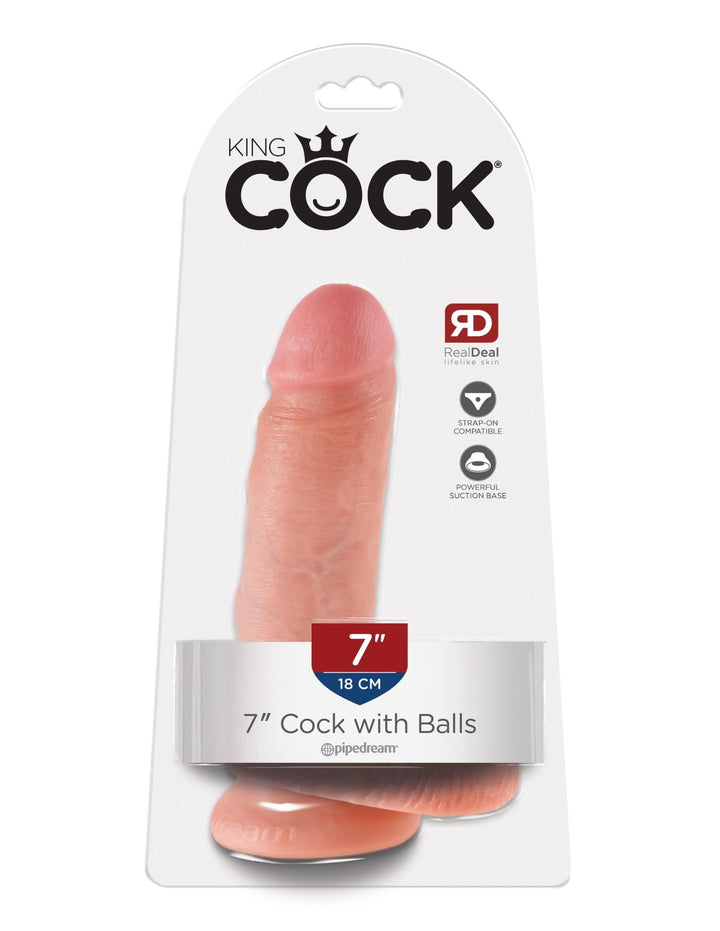 King Cock Realistic Dildo With Balls - DILDOS - Romeo Romeo