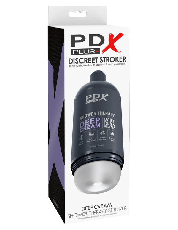 PDX Shower Therapy Deep Cream Stroker - FOR HIM - Romeo Romeo